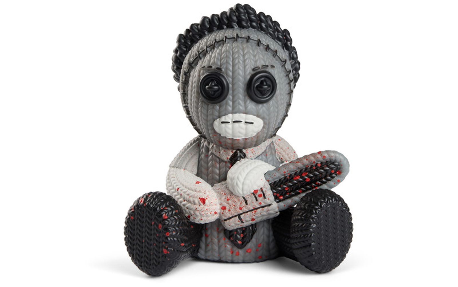 The Texas Chainsaw Massacre - виниловая фигурка Leatherface Bloody Black and White Limited Edition ручной работы