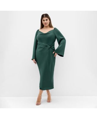 Женское платье CITY CHIC Plus Size Adelina с длинным рукавом