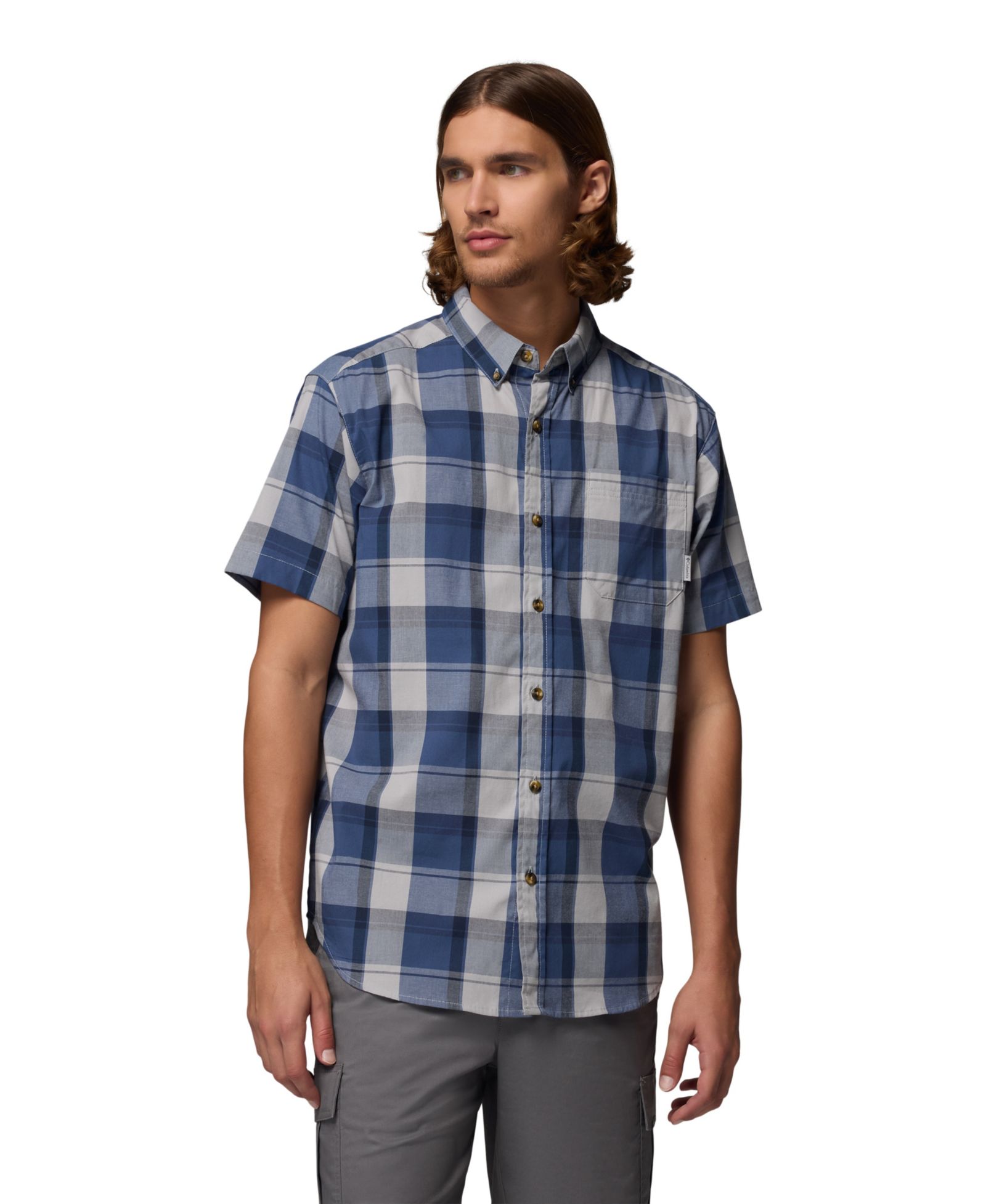 Columbia Men's Rapid Rivers Short-Sleeve Plaid Shirt