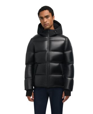 Pajar Men’s Rikuto Boxy Channel Quilted Puffer with Fixed Hood