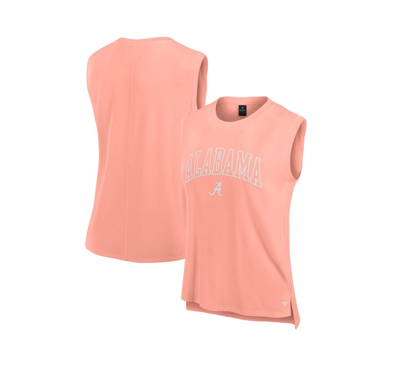 Женский спортивный топ Fanatics Alabama Crimson Tide Coral
