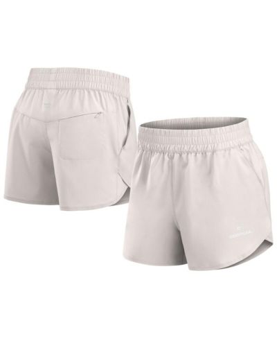 Женские шорты Fanatics White Georgia Bulldogs Studio Woven Vibe