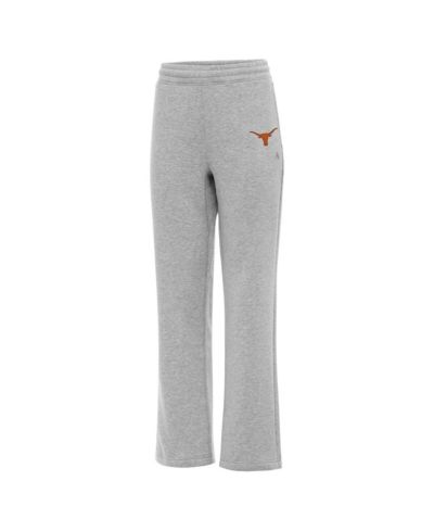 Antigua Women's Heather Gray Texas Longhorns Victory Sweatpants