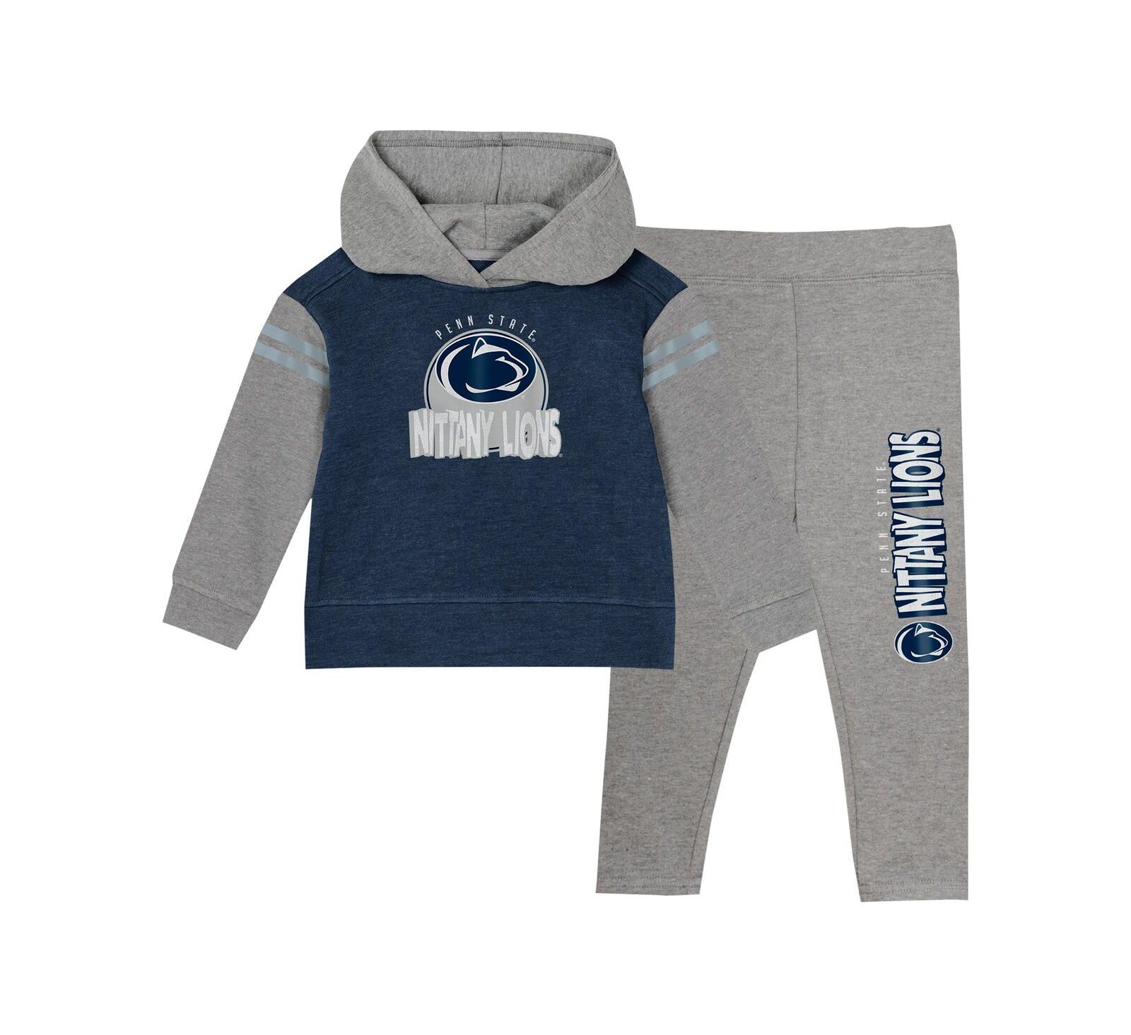 Детский набор Outerstuff: худи и леггинсы Navy Penn State Nittany Lions, 2 части
