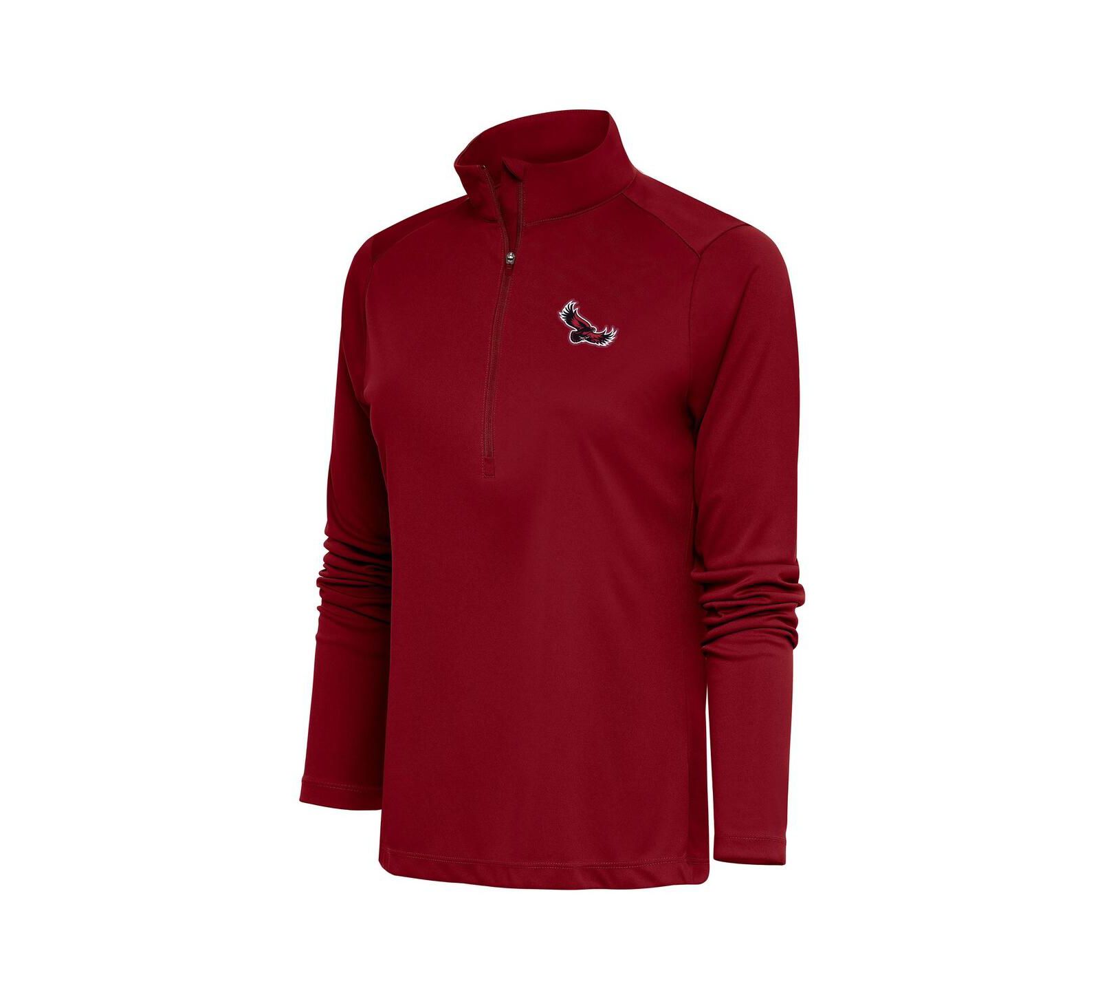 Женская толстовка Antigua Cardinal Saint Joseph's Hawks Tribute Half-Zip Pullover