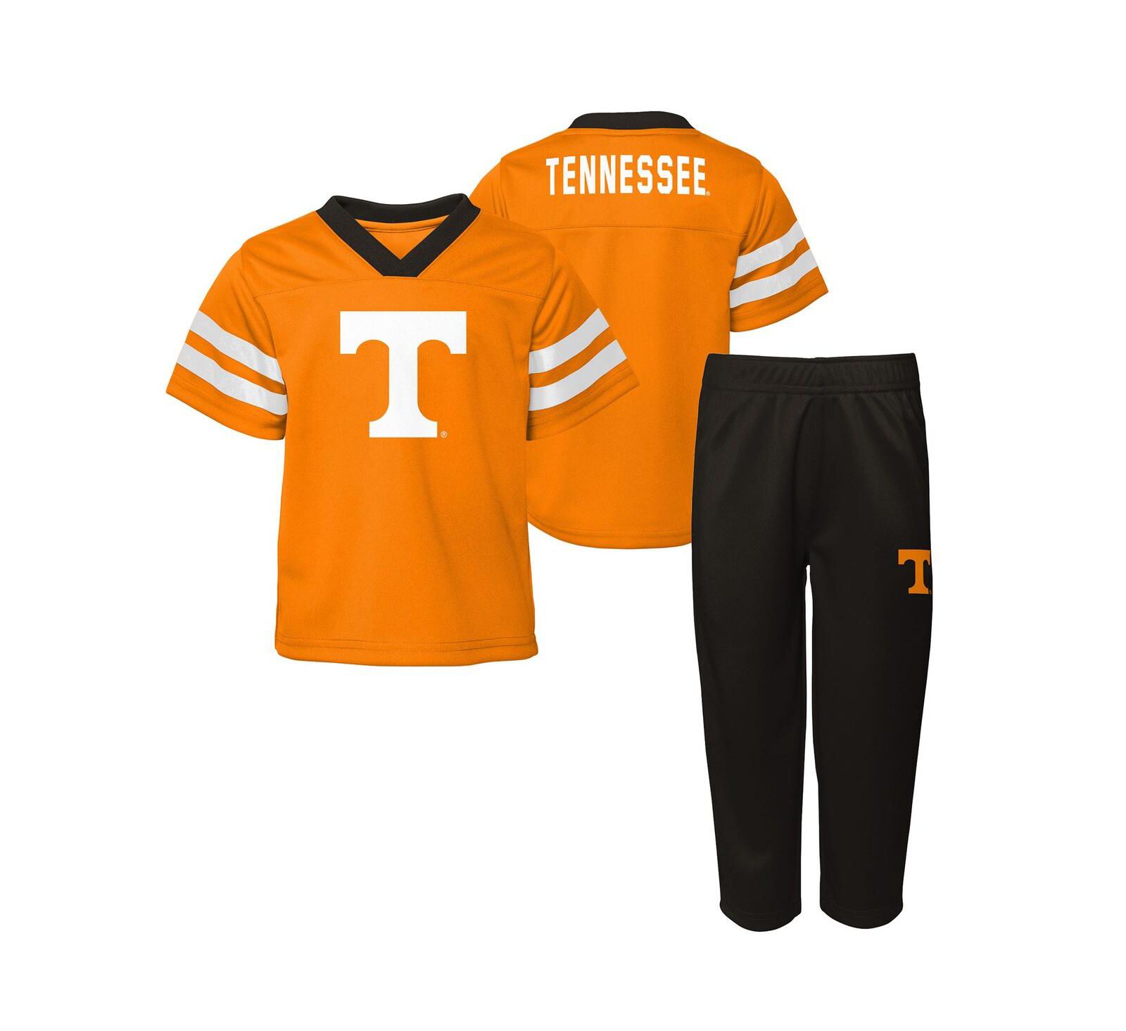 Комплект Outerstuff Tennessee Orange Tennessee Volunteers Red Zone V-Neck Top и Pants для мальчиков и девочек