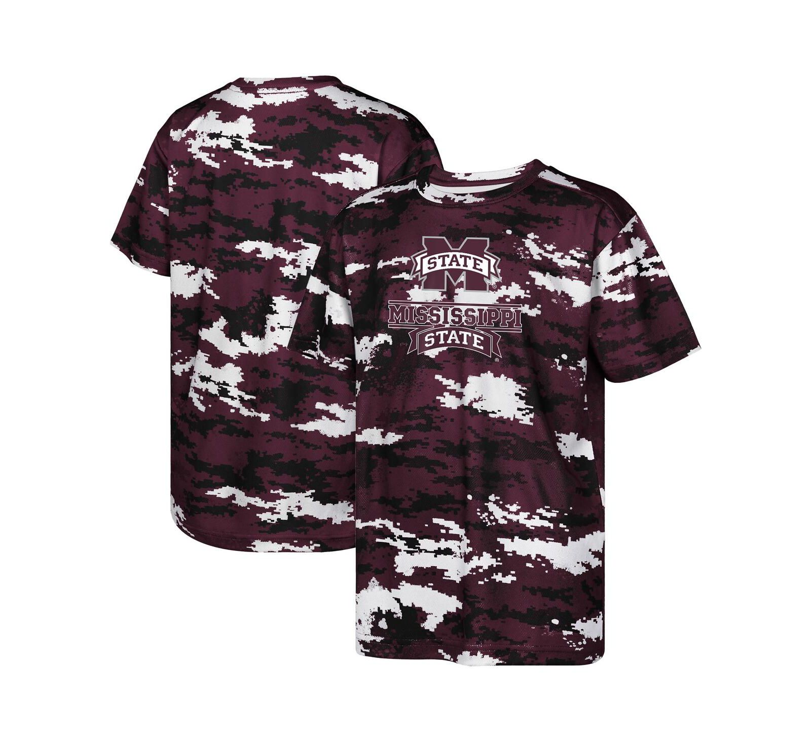 Футболка Outerstuff Maroon Mississippi State Bulldogs Scrimmage для мальчиков и девочек