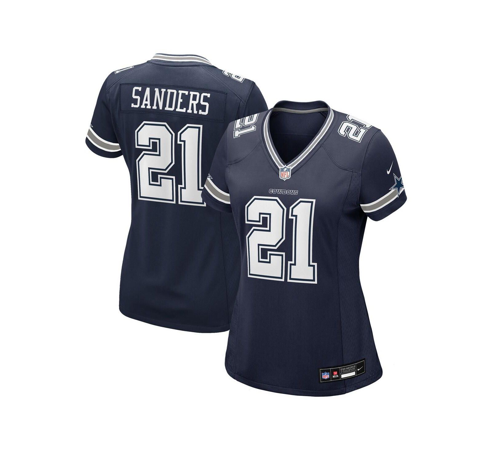 Женская джерси Nike Deion Sanders Navy Dallas Cowboys Team Retired Player Game
