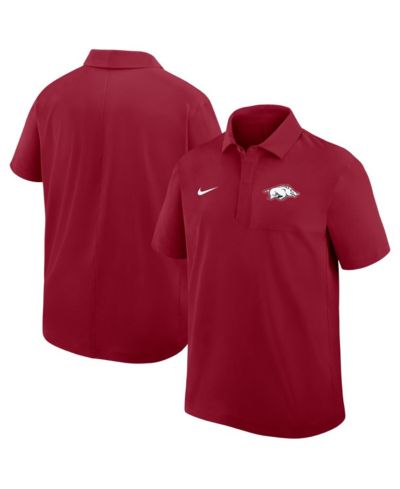 Мужская поло Nike Cardinal Arkansas Razorbacks Woven Dri-FIT