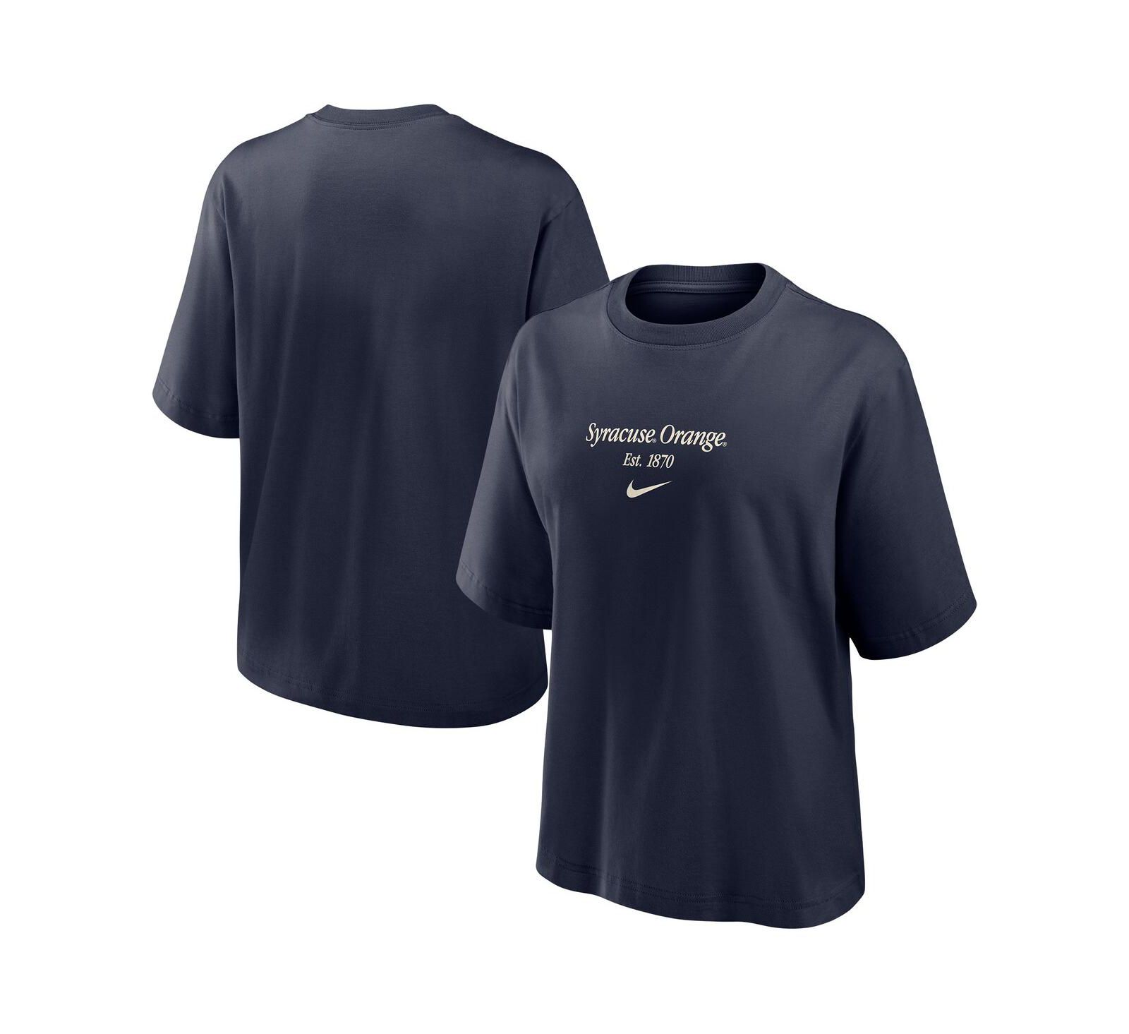 Nike Women's Navy Syracuse Orange Boxy T-Shirt