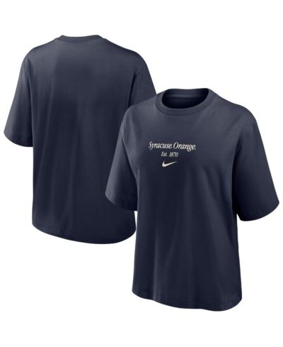 Nike женская футболка Boxy Syracuse Orange Navy