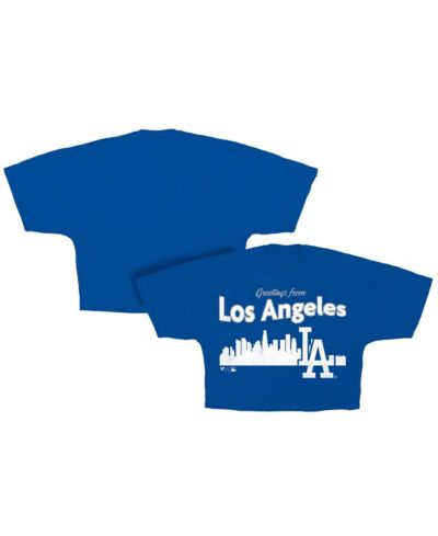 Женская футболка Fanatics Royal Los Angeles Dodgers Skyline Crop