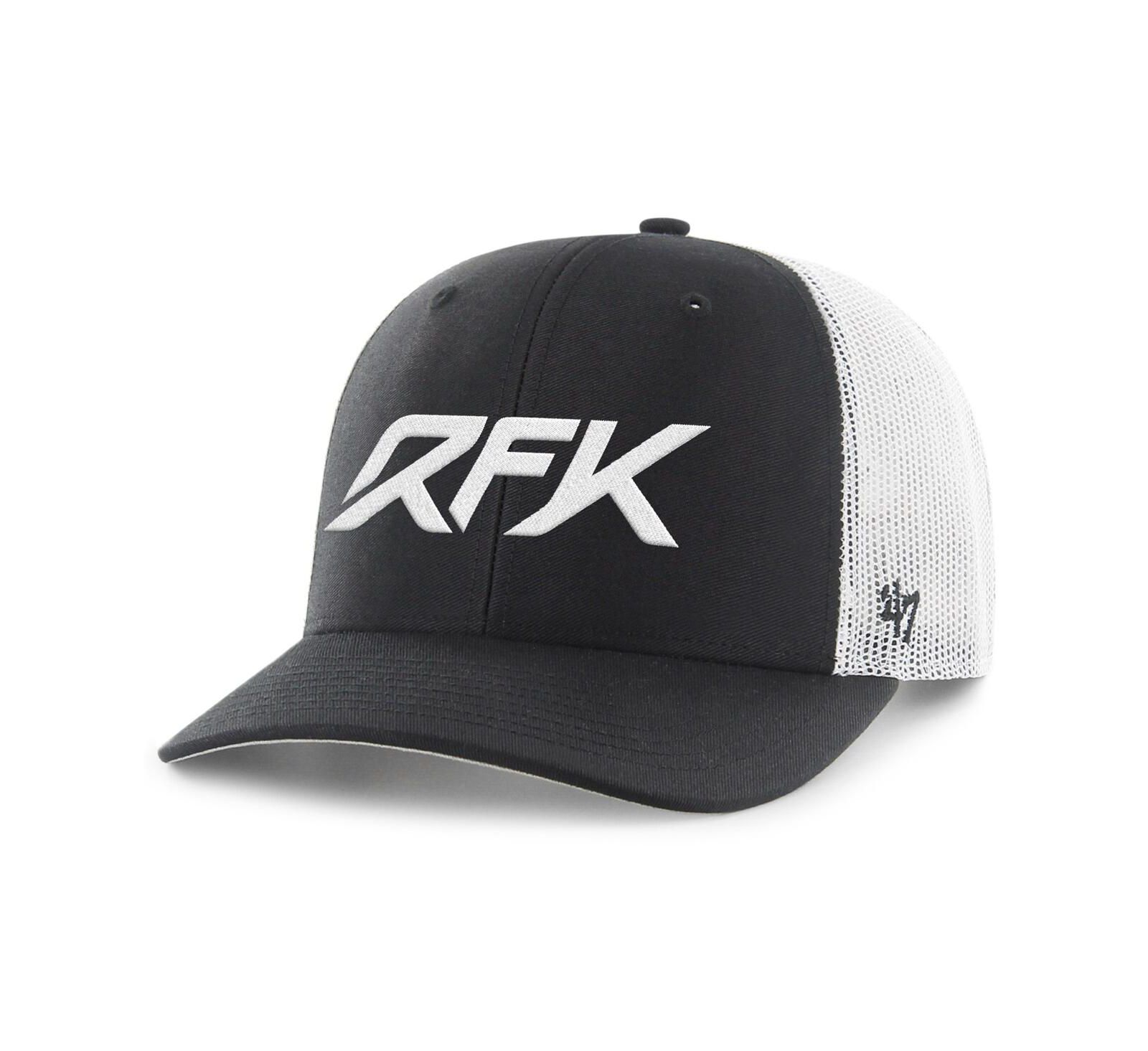 '47 Brand Men's Black/White Roush Fenway Keselowski Racing Trucker Adjustable Hat