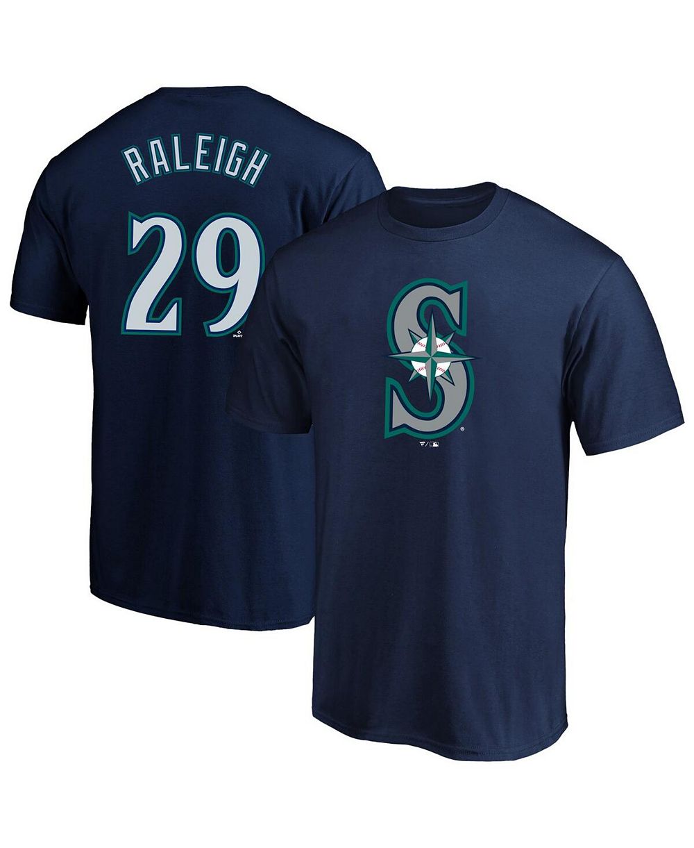 Мужская футболка Fanatics Cal Raleigh Seattle Mariners Big & Tall Name & Number