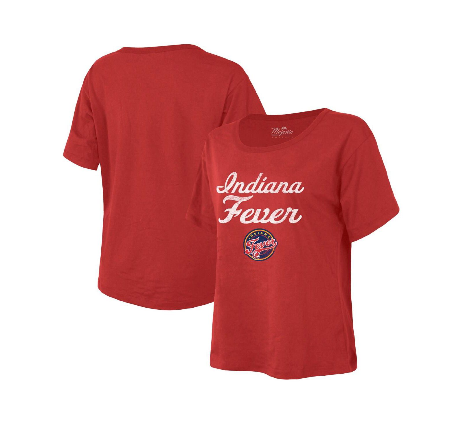 Majestic Женская футболка Majestic Indiana Fever The Edge Premium Boxy