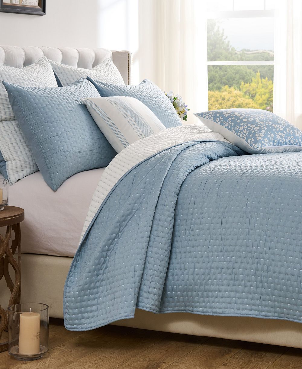 Greenland Home Fashions Homestead Modern Artisan Reversible 3-Pc. Quilt Set, Full/Queen