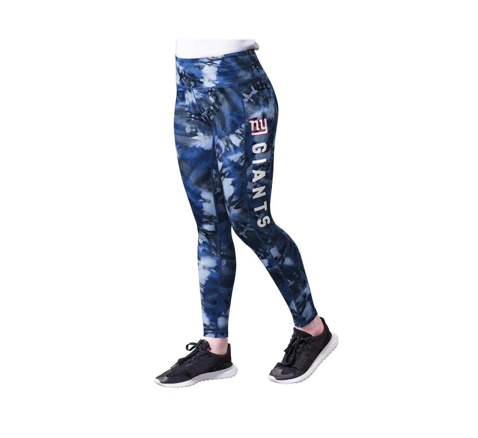 Женские леггинсы MSX by Michael Strahan Navy New York Giants Aubrey Tie-Dye