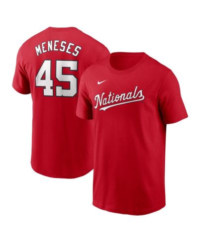 Nike Men's Joey Meneses Red Washington Nationals Fuse Name & Number T-Shirt