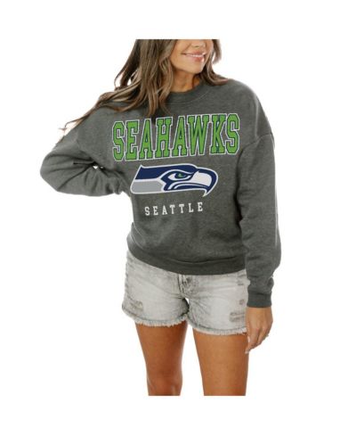Женская объемная толстовка Gameday Couture Seattle Seahawks Charcoal