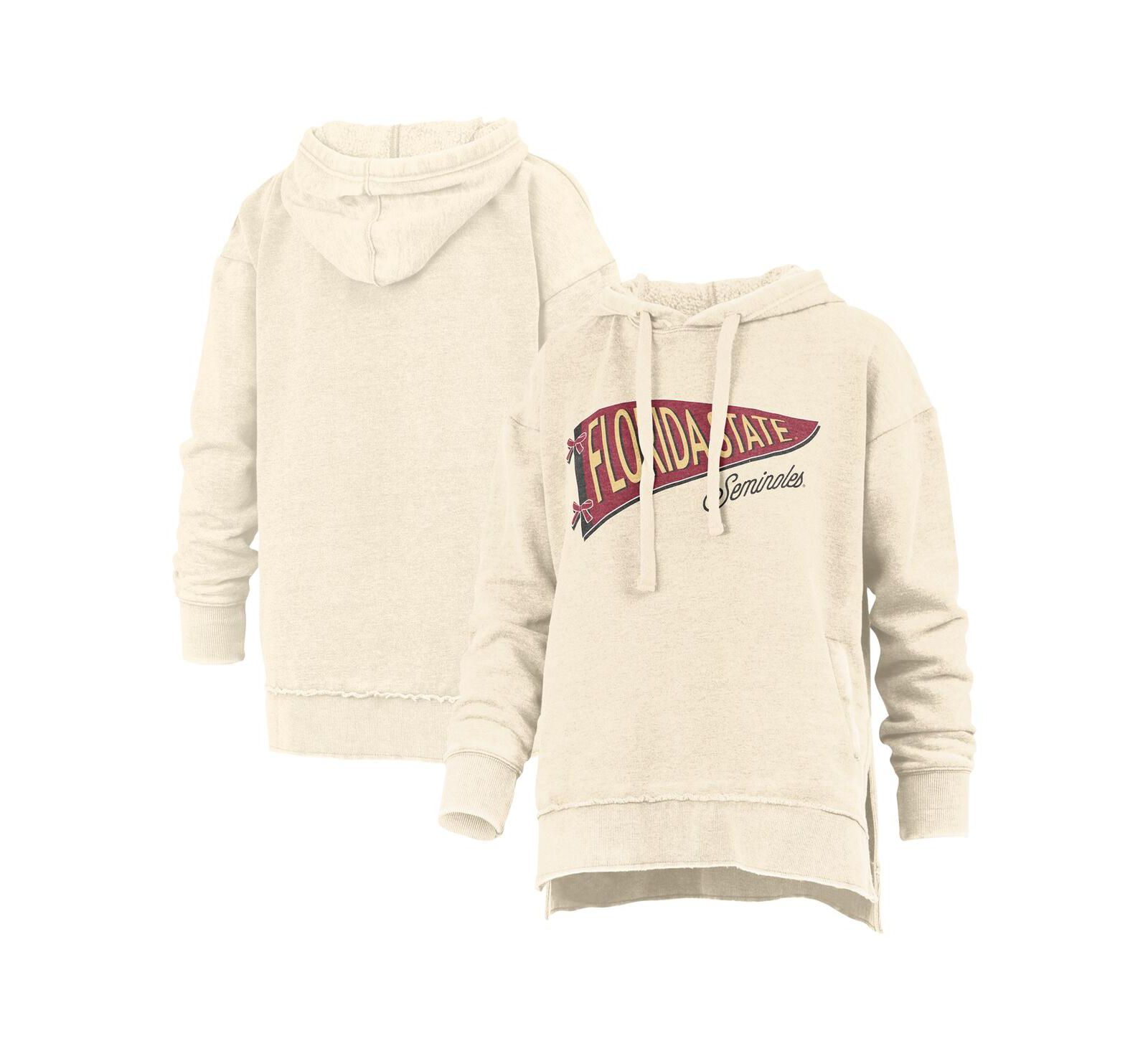 Худи Pressbox Women's Cream Florida State Seminoles Marni Pullover
