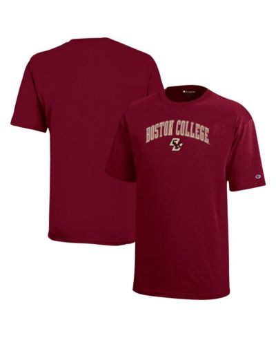 Футболка Champion Big Boys and Girls Maroon Boston College Eagles Arch Over Logo
