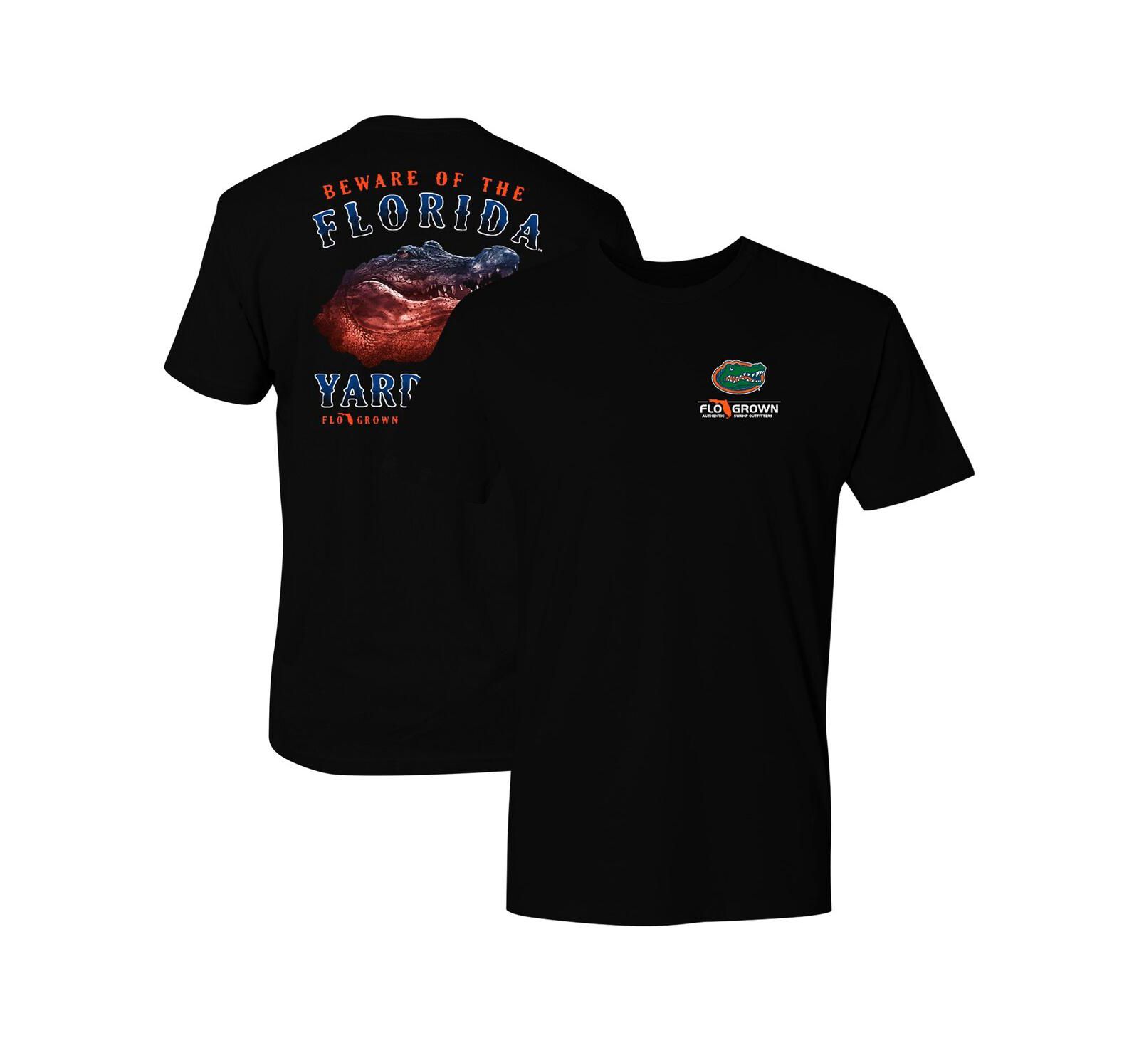 FloGrown Men's Black Florida Gators Florida Yard Dog T-Shirt