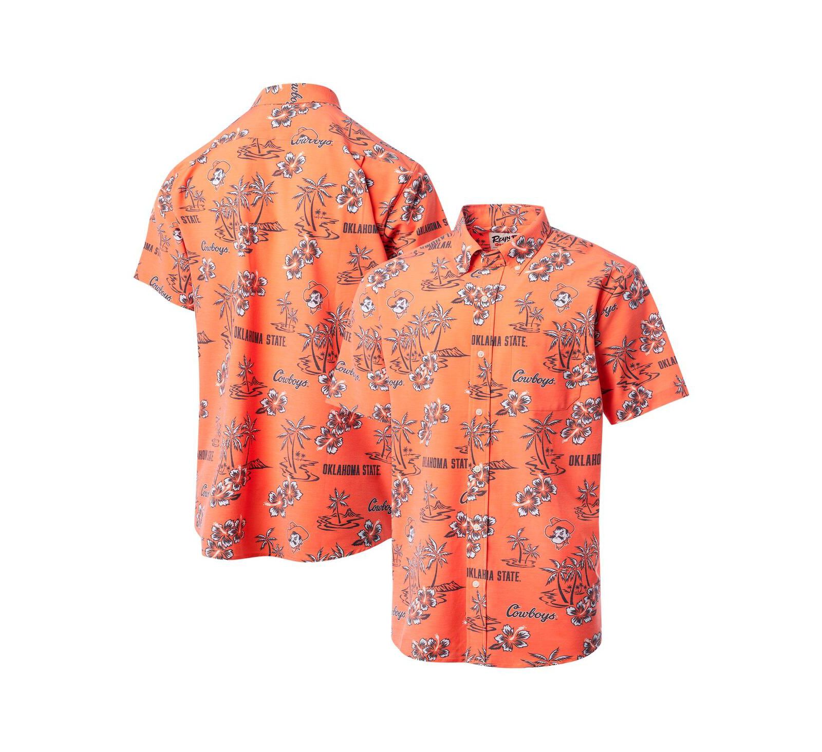 Мужская рубашка Reyn Spooner Orange Oklahoma State Cowboys Classic Button-Up