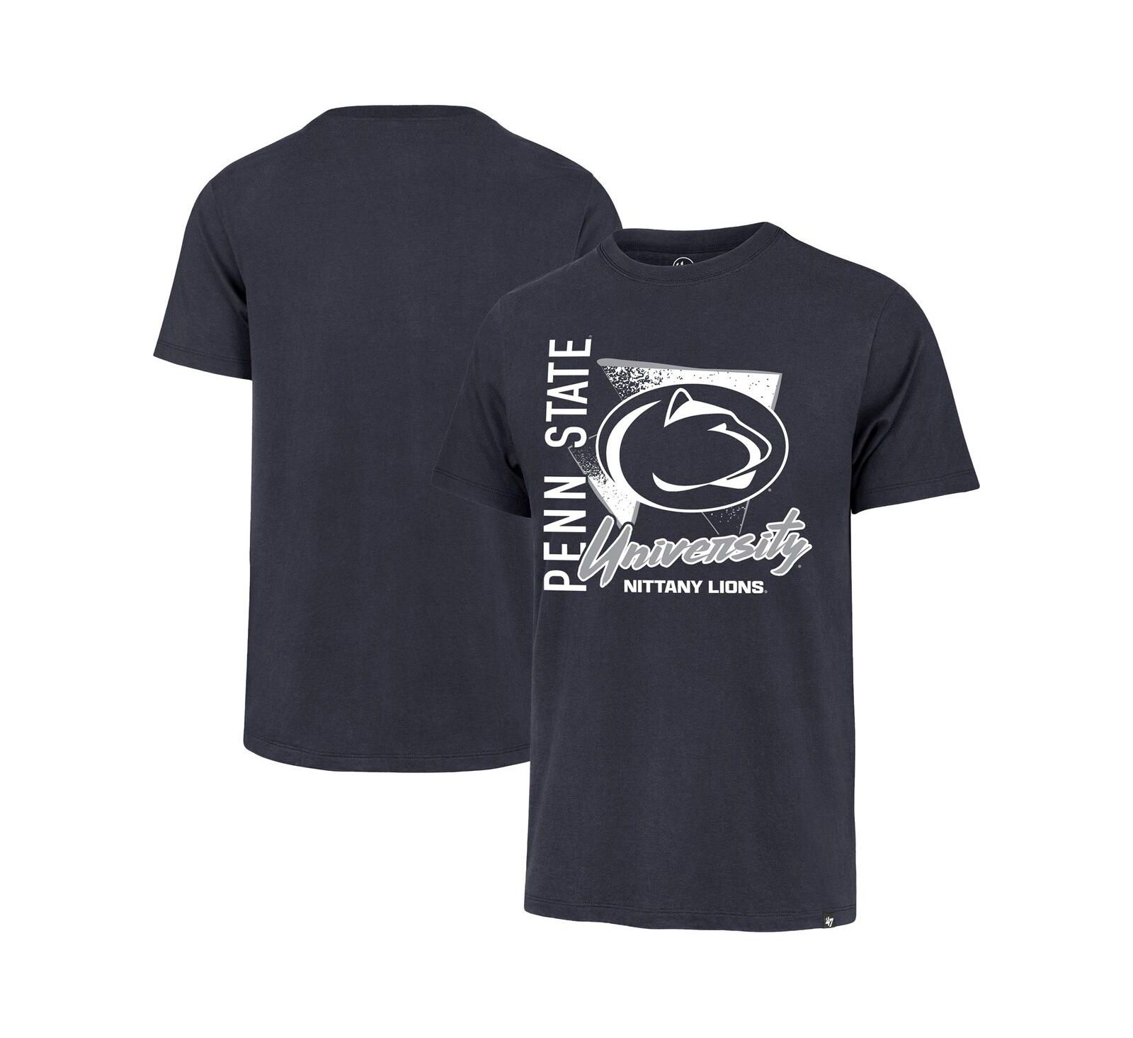 '47 Brand Men's Navy Penn State Nittany Lions Side Arm Franklin T-Shirt