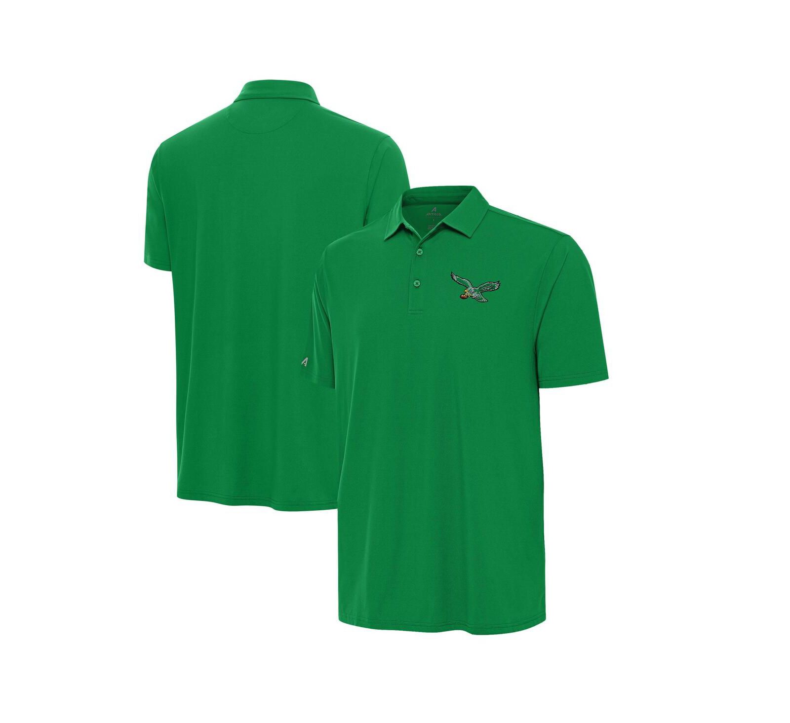 Antigua Men's Kelly Green Philadelphia Eagles Era Polo Shirt