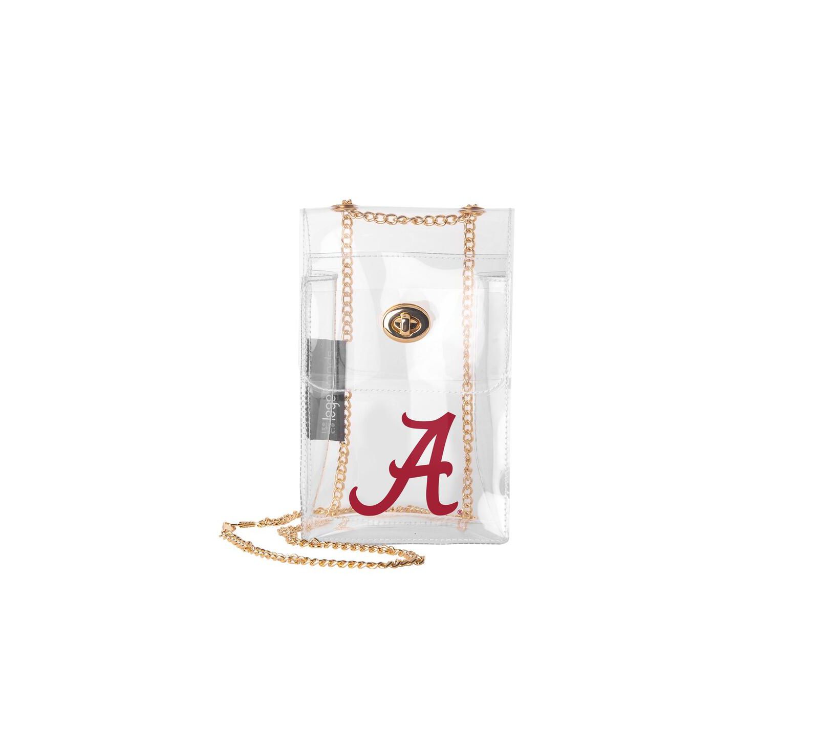 Прозрачная сумка через плечо Logo Brands Alabama Crimson Tide Essential
