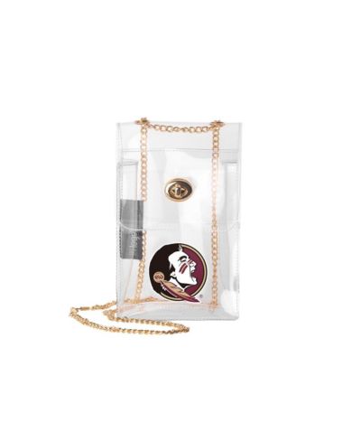 Logo Brands Florida State Seminoles Clear Essential Crossbody Purse