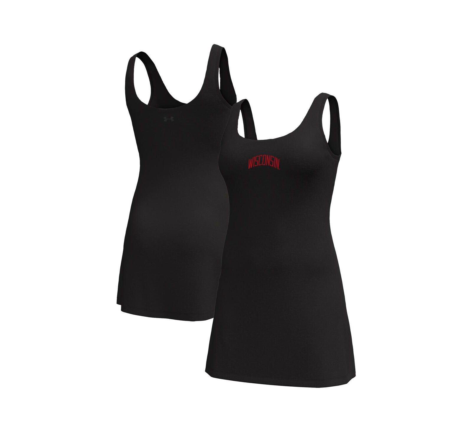 Under Armour Women's Black Wisconsin Badgers Gameday Motion Active Dress