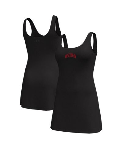Under Armour Women's Black Wisconsin Badgers Gameday Motion Active Dress