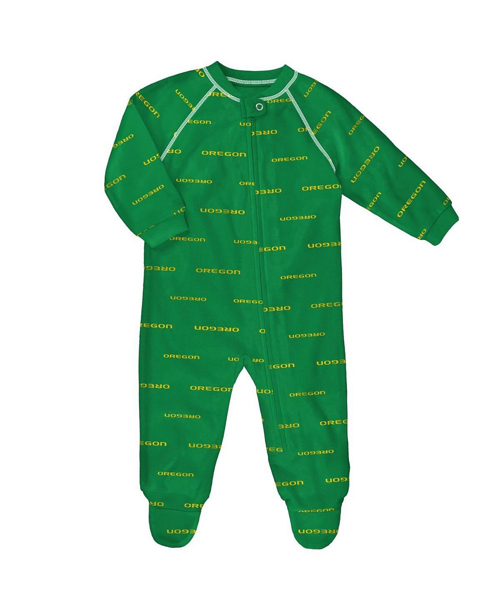 Детский комбинезон Outerstuff Green Oregon Ducks с принтом по всей поверхности