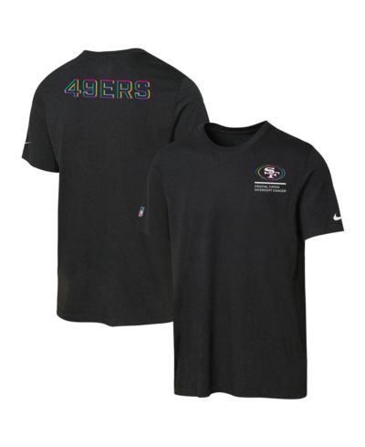 Nike Big Boys and Girls Black San Francisco 49ers 2025 NFL Crucial Catch Tri-Blend Dri-FIT T-Shirt