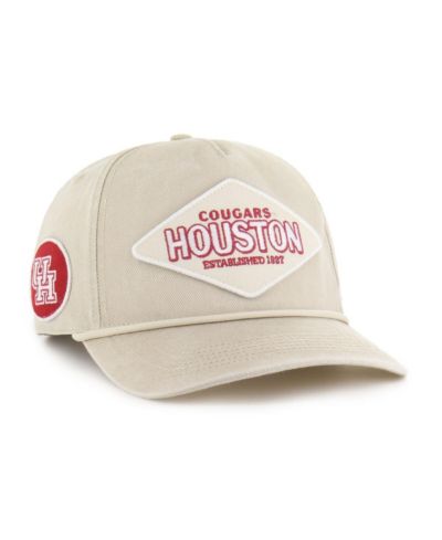 '47 Brand Men's and Women's Cream Houston Cougars Outdoorsmen Cairn Hitch Adjustable Hat