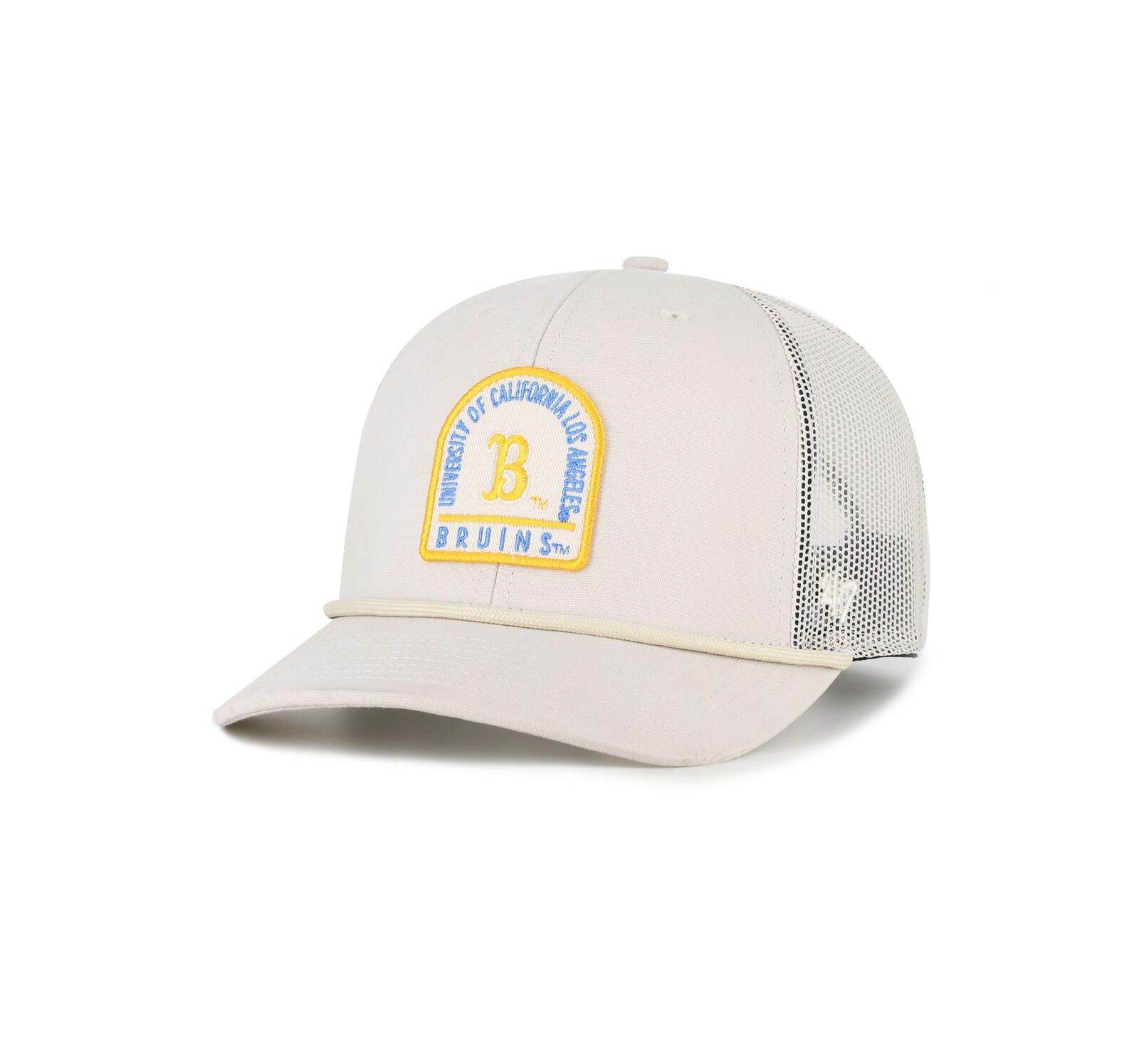 '47 Brand Мужская и Женская кепка-тракер UCLA Bruins Cream Core Inline Gravestone Adjustable