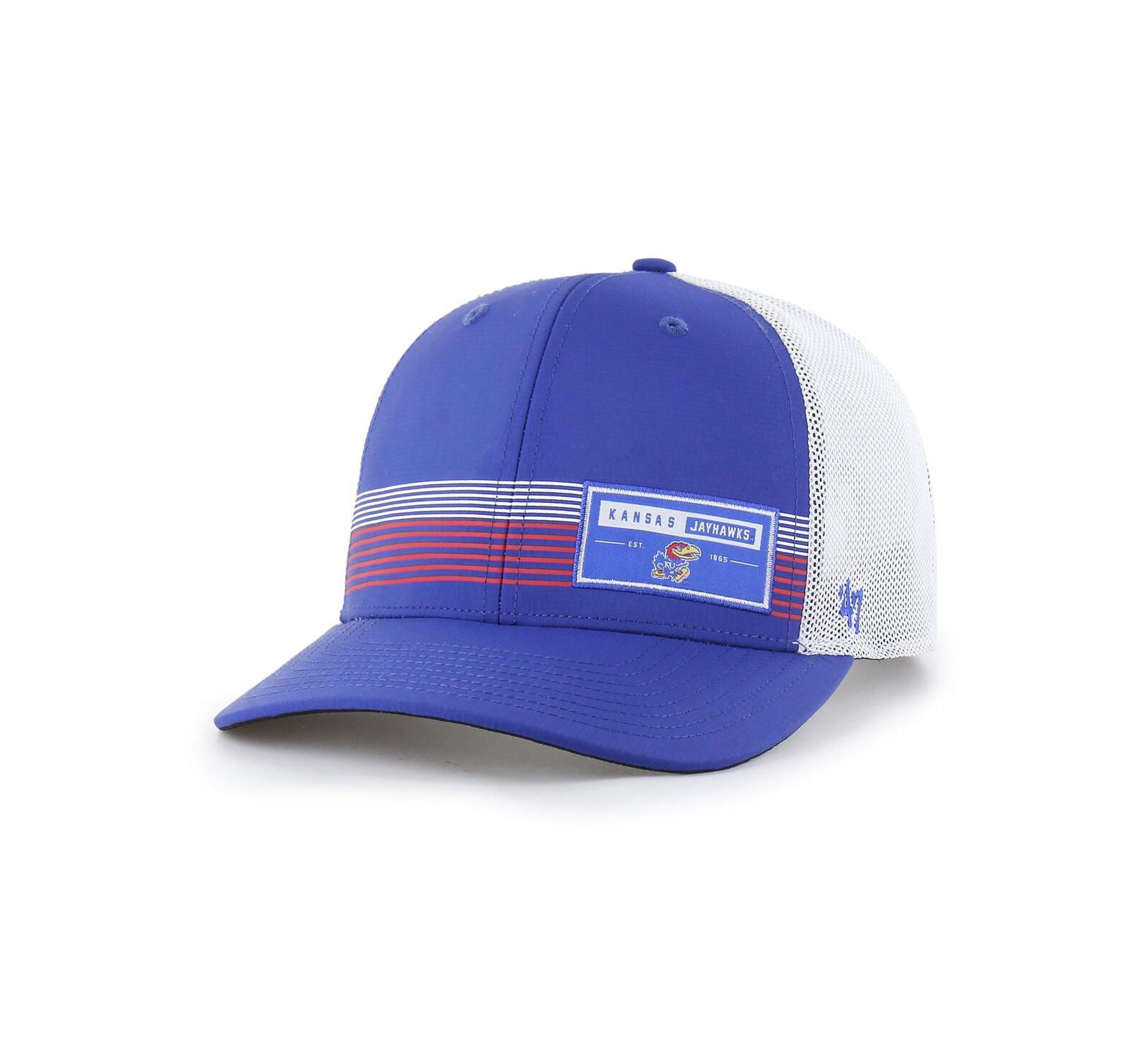 '47 Brand Men's Royal Kansas Jayhawks Rangefinder Brrr Trucker Adjustable Hat