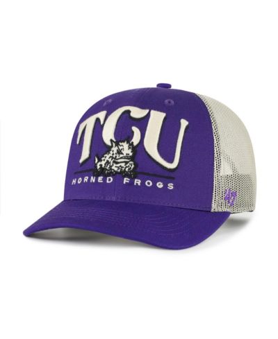 Мужская регулируемая кепка-тракер '47 Brand Purple TCU Horned Frogs Arid