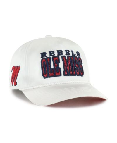 '47 Brand Women's White Ole Miss Rebels Outspoken Hitch Adjustable Hat