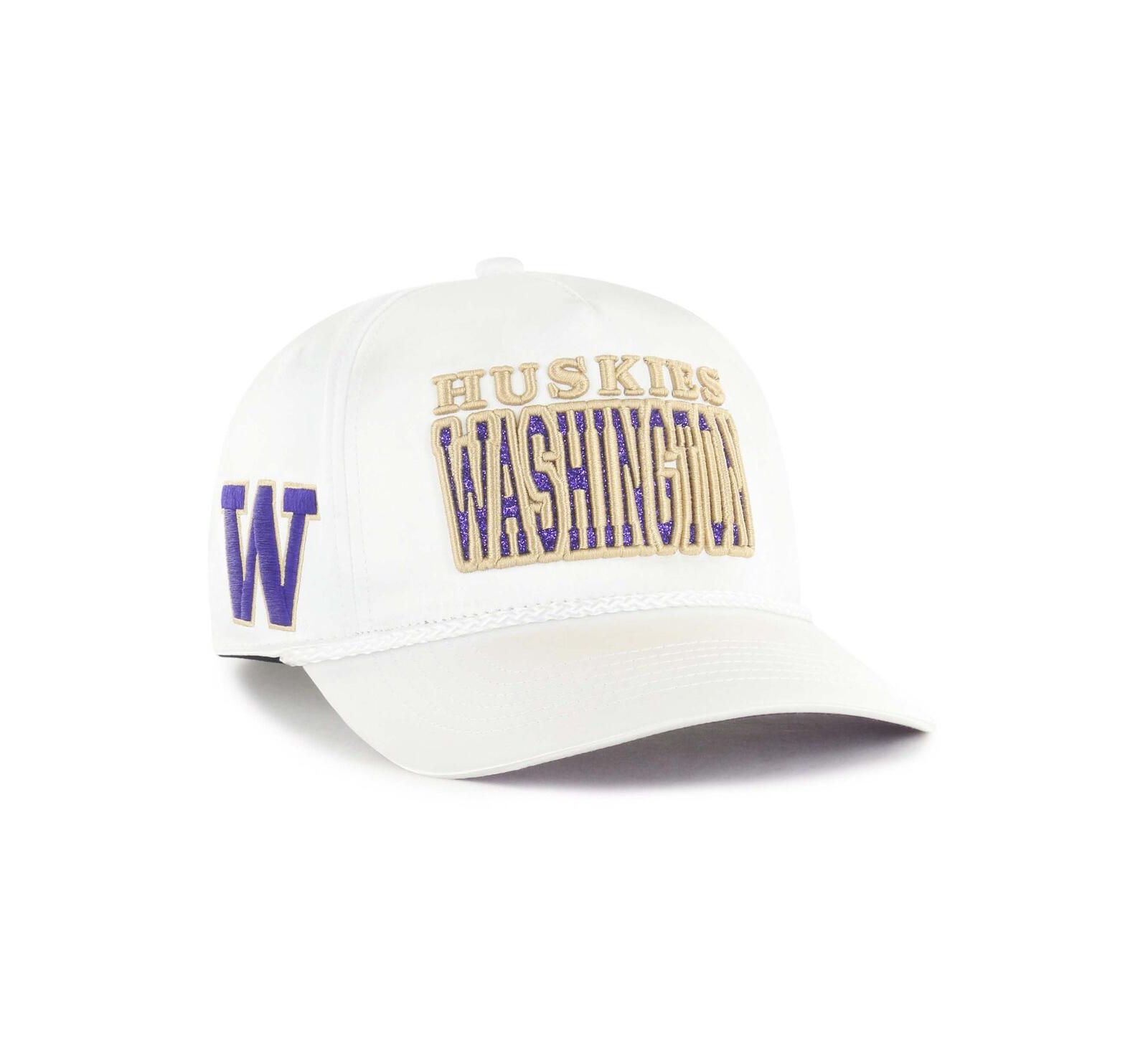 Женская регулируемая кепка '47 Brand White Washington Huskies Outspoken Hitch