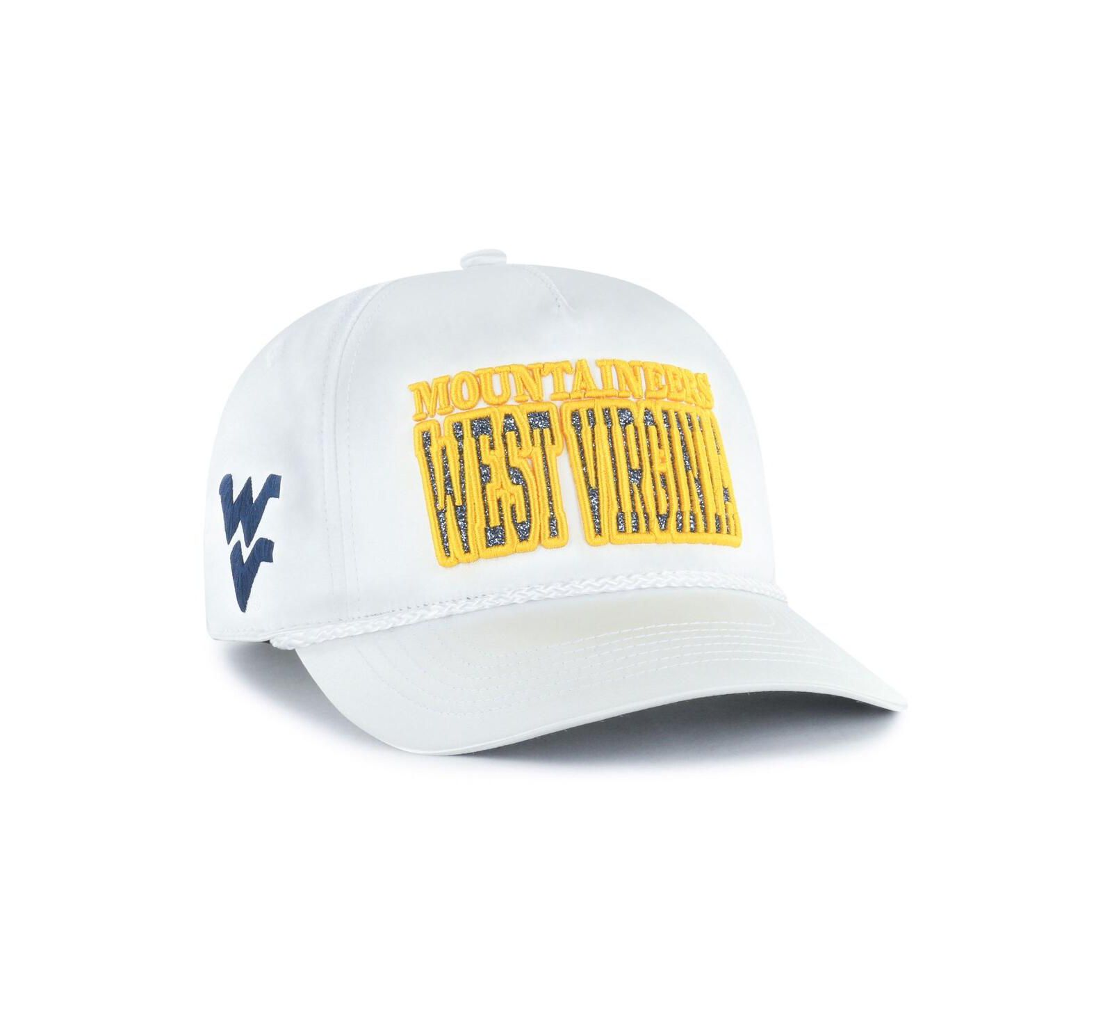 Женская регулируемая кепка '47 Brand West Virginia Mountaineers Outspoken Hitch белая