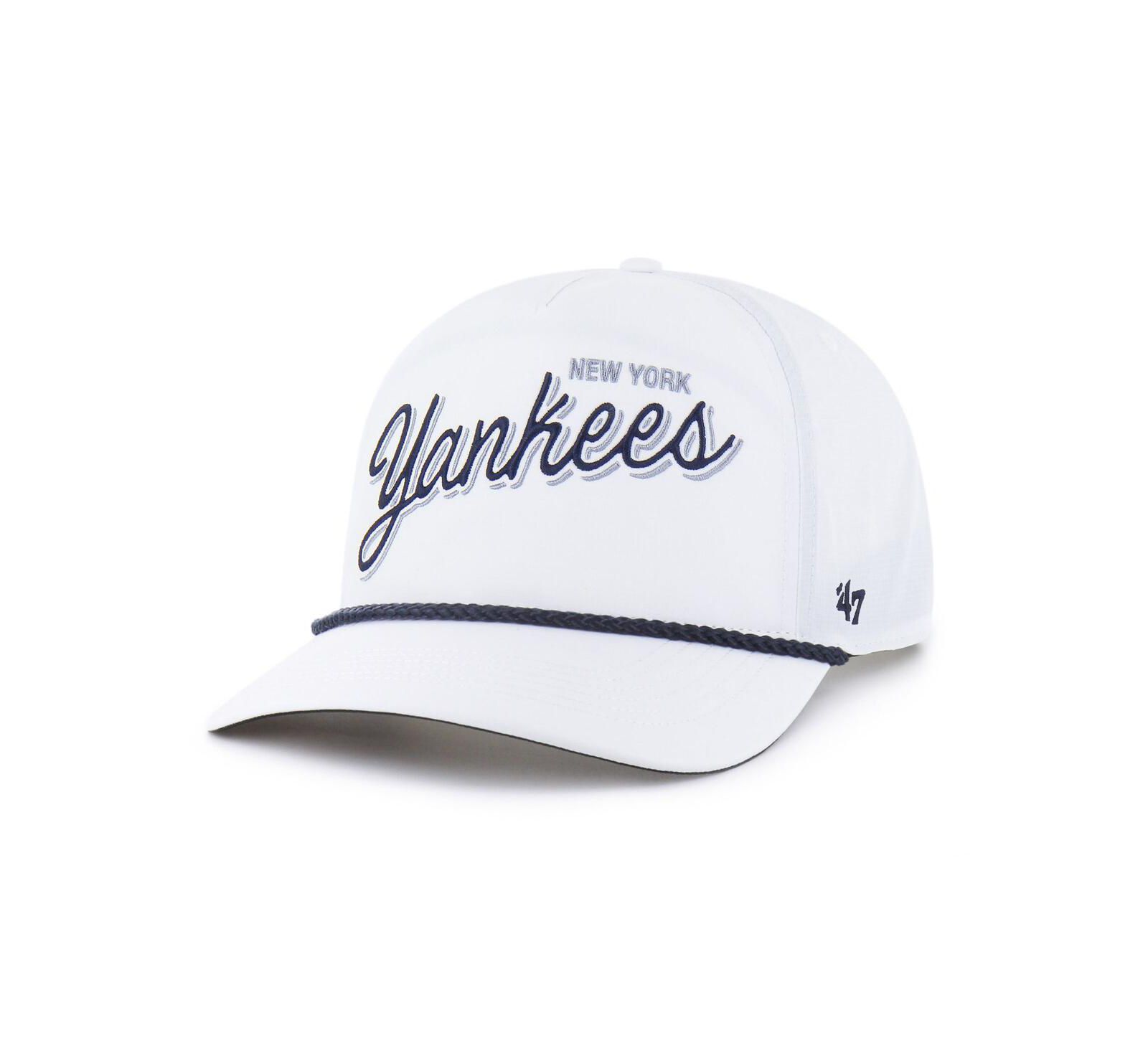 '47 Brand Men's White New York Yankees Brrr Fairway Hitch Adjustable Hat