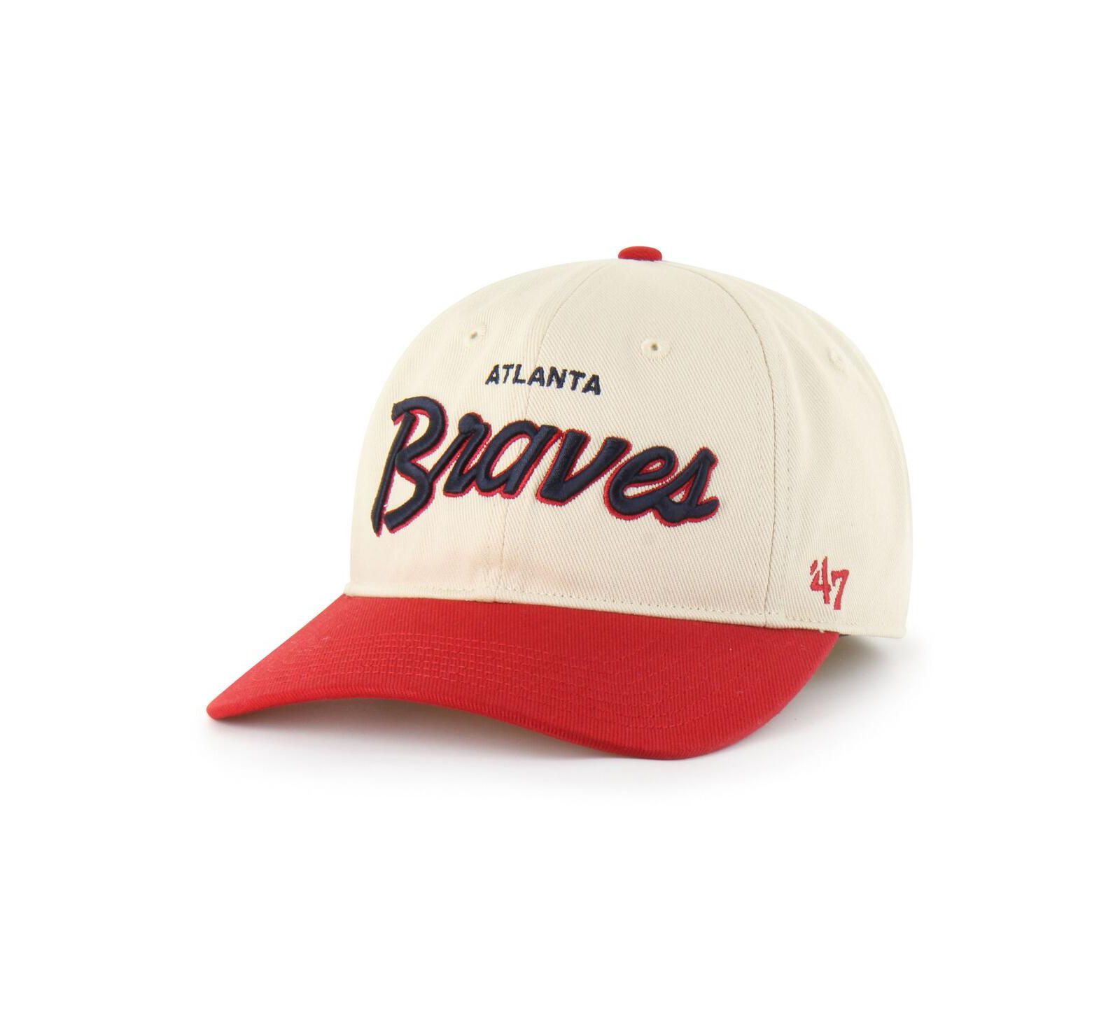 Мужская кепка '47 Brand Natural Atlanta Braves Crosstown Franchise Fitted Hat