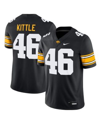 Nike Men's George Kittle 46 Black Iowa Hawkeyes Alumni Player Game Jersey