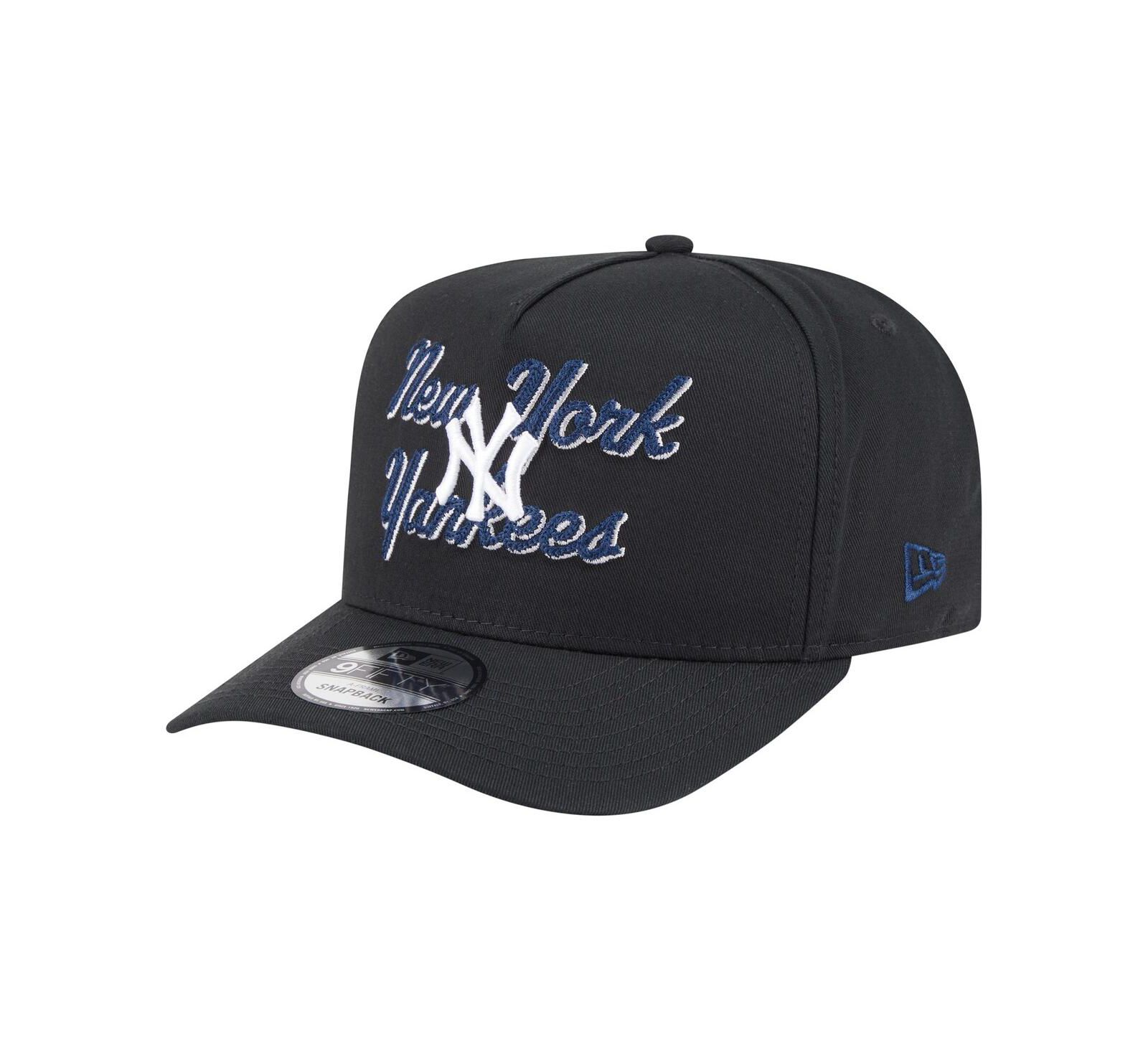 Мужская кепка New Era New York Yankees Chainstitch 9FIFTY A-Frame Snapback Black