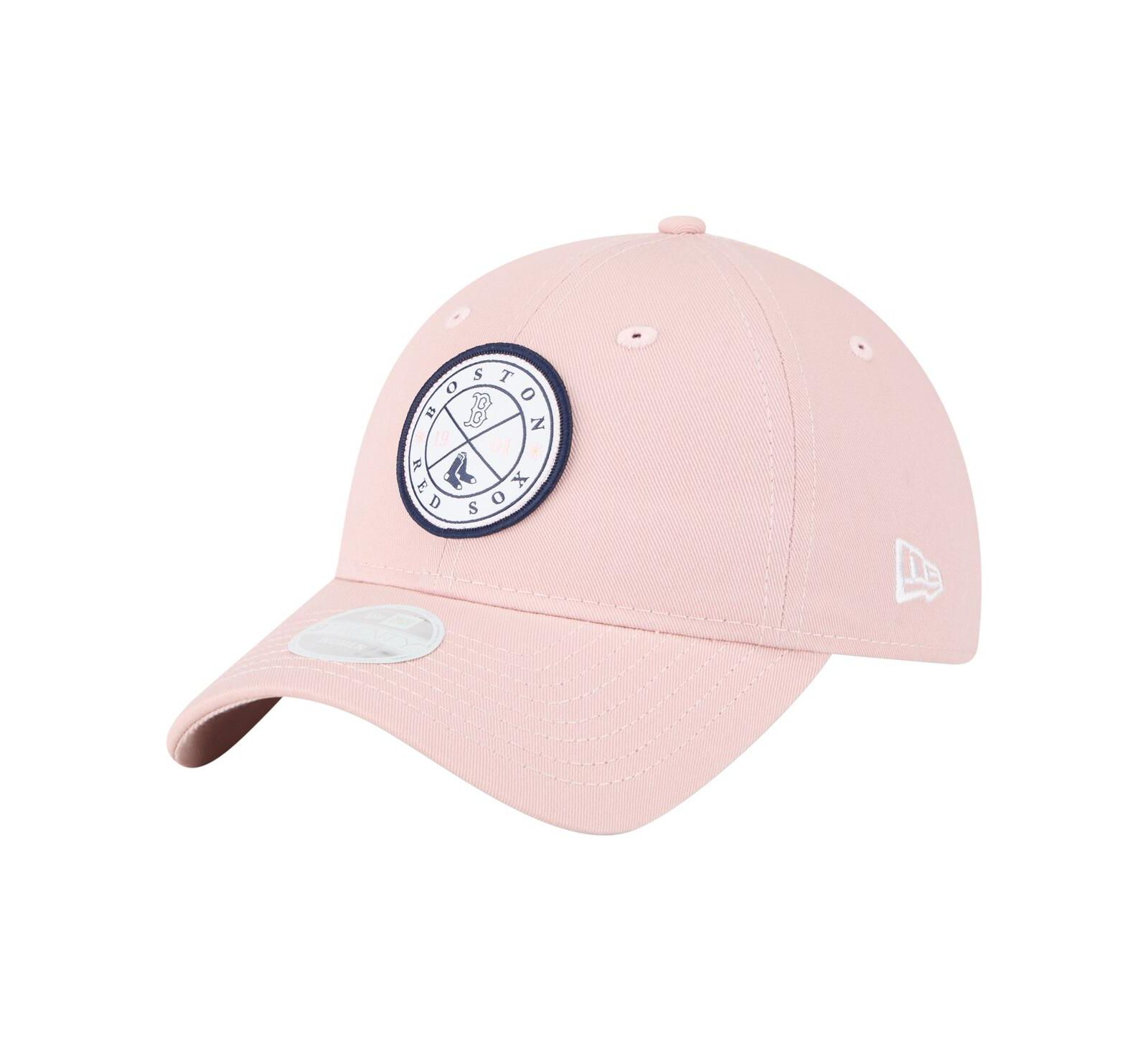 Женская регулируемая кепка New Era Pink Boston Red Sox Bloom 9TWENTY