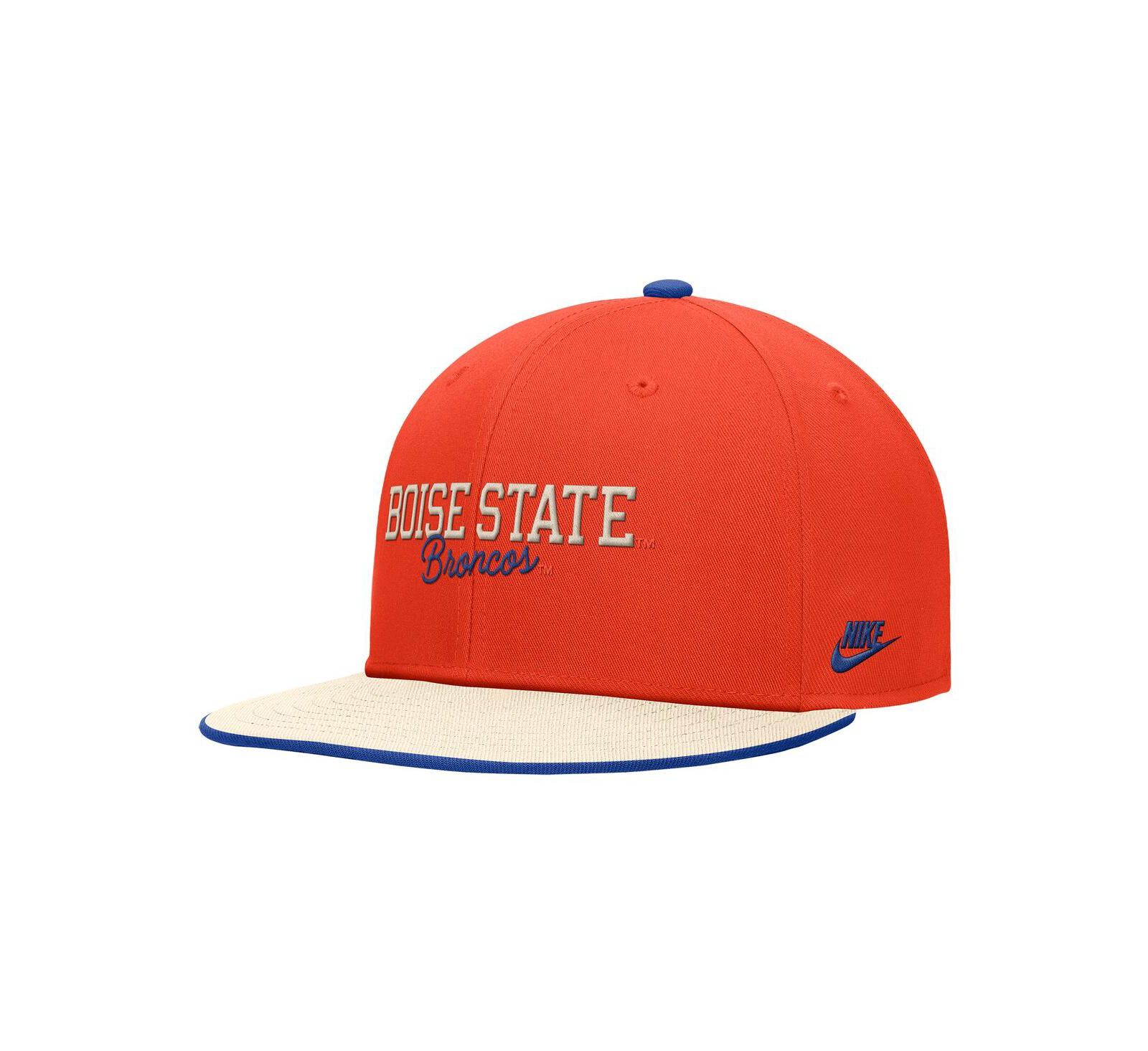 Мужская кепка Nike Orange Boise State Broncos Vintage Script Pro Dri-FIT Snapback