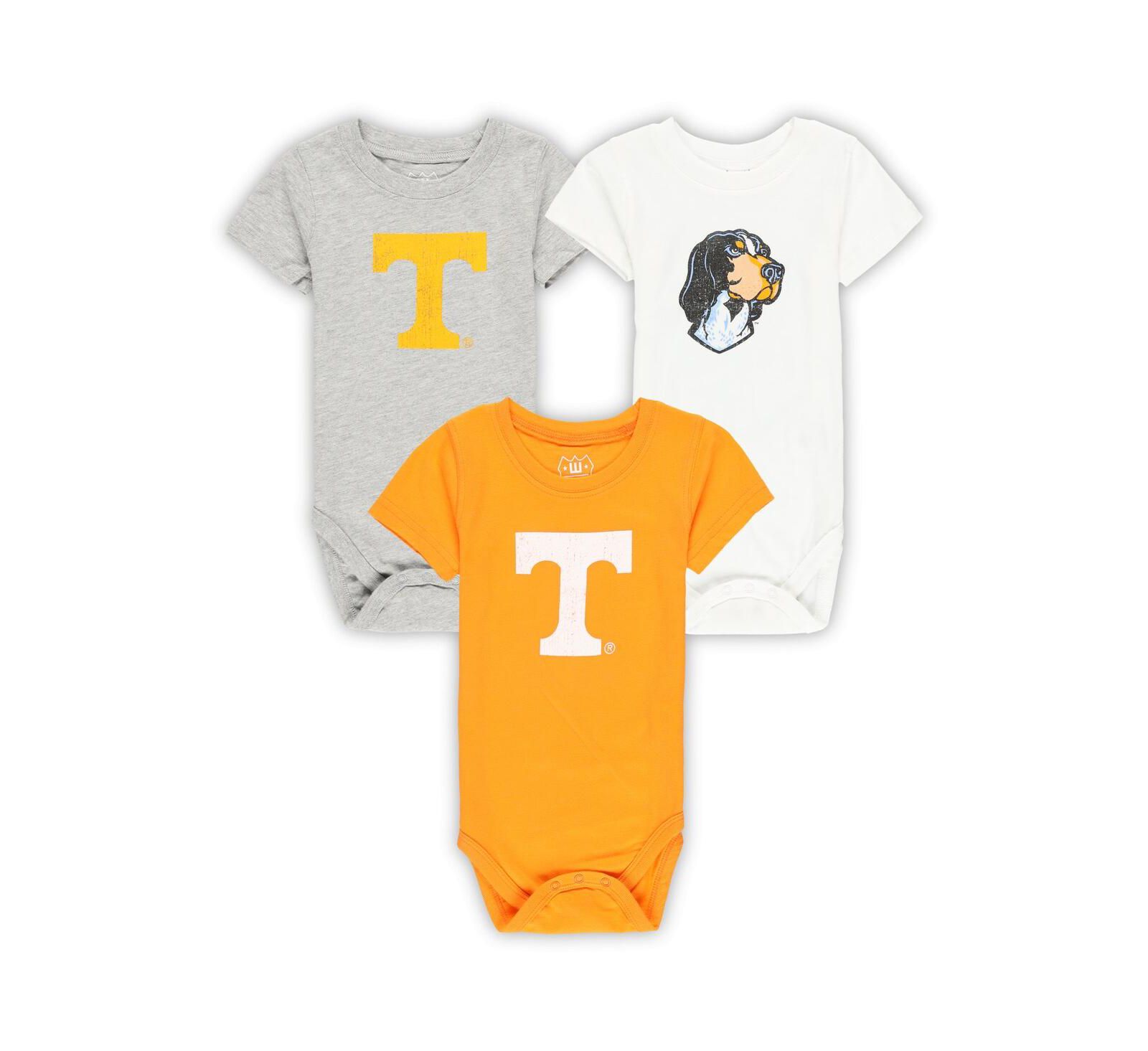 Wes & Willy Детский комплект из 3 боди Tennessee Volunteers