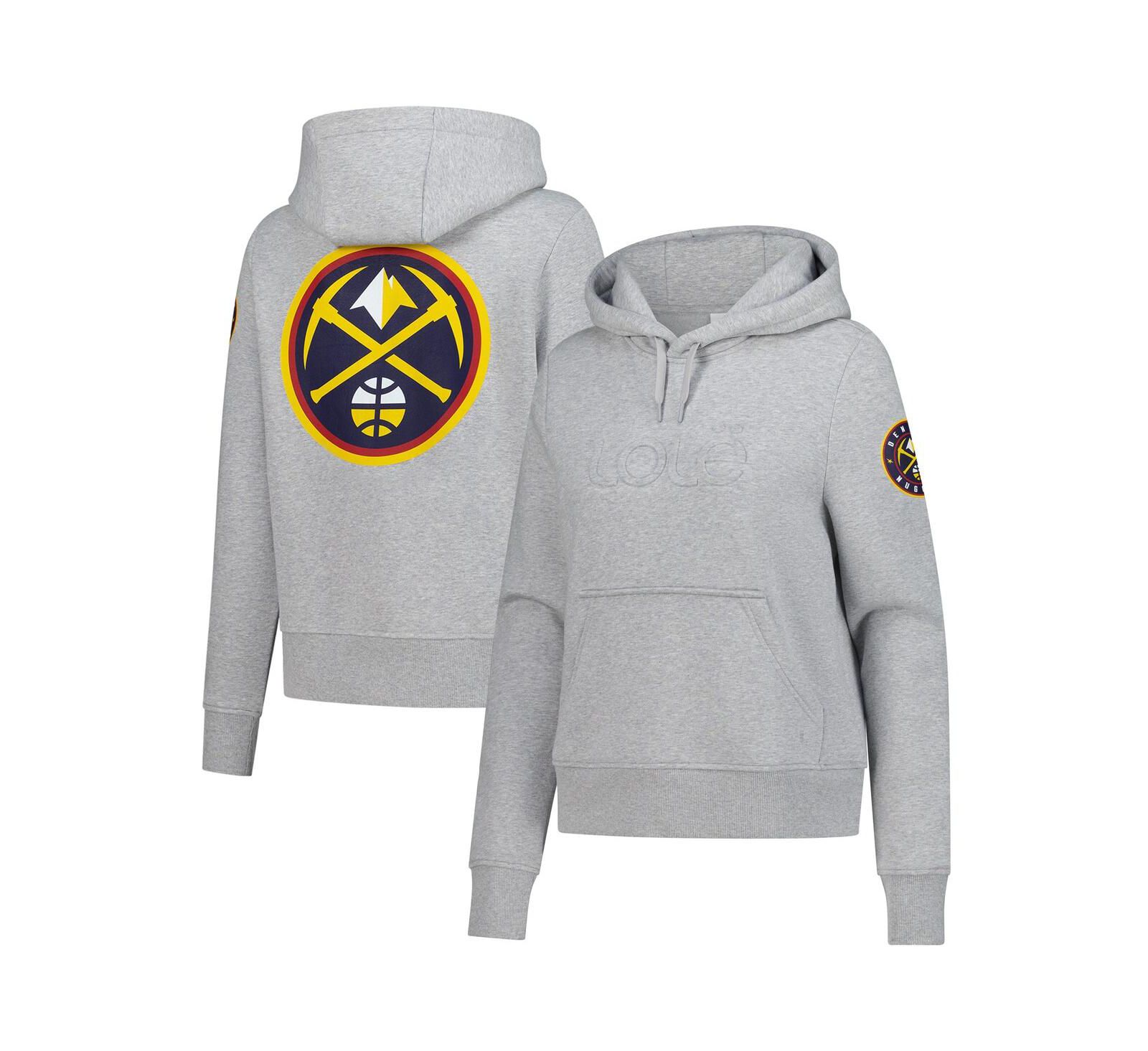 Lole Женское худи Lolë Gray Denver Nuggets Icon Pullover